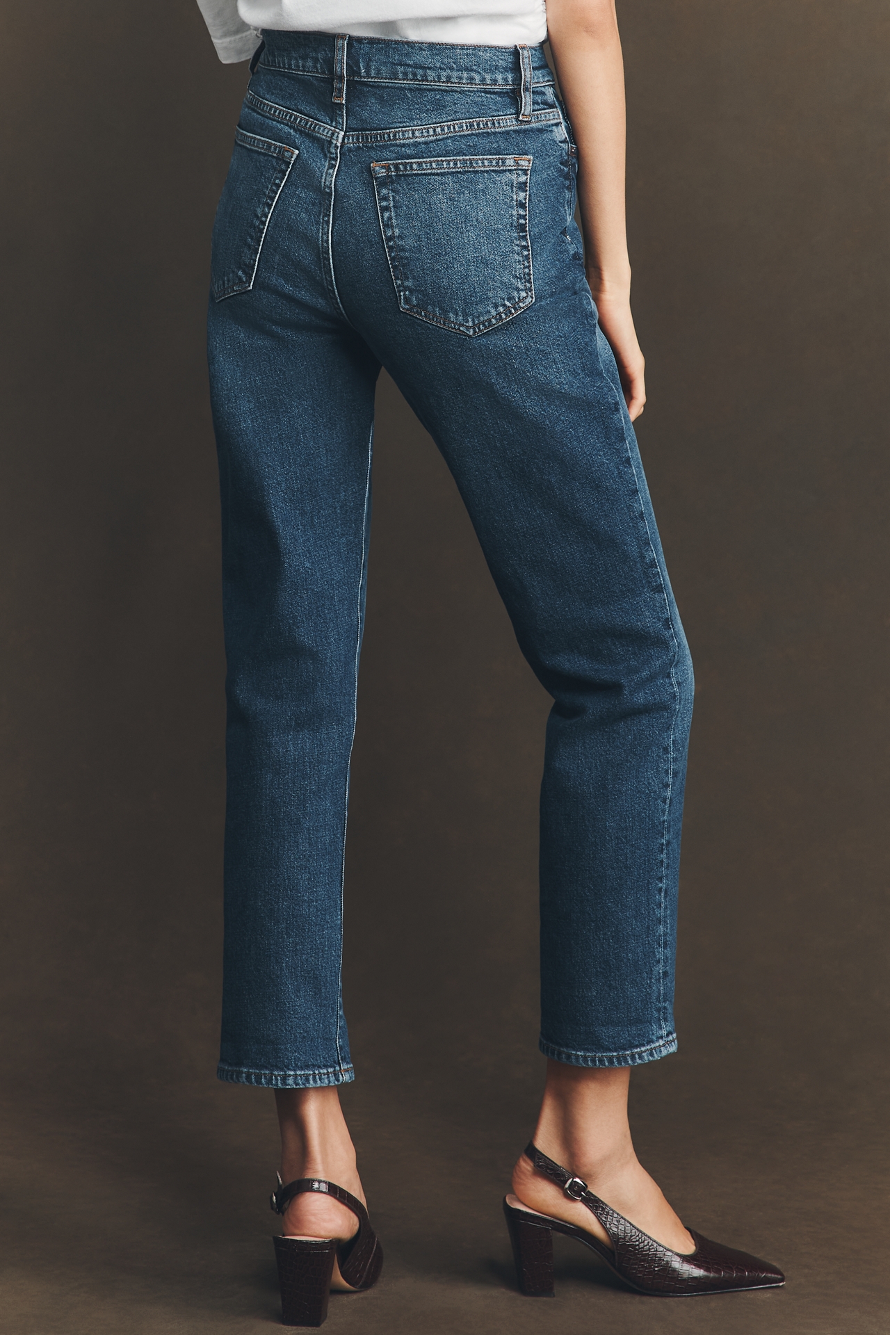 FRAME The Borrowed Mid-Rise Relaxed Straight-Leg Jeans