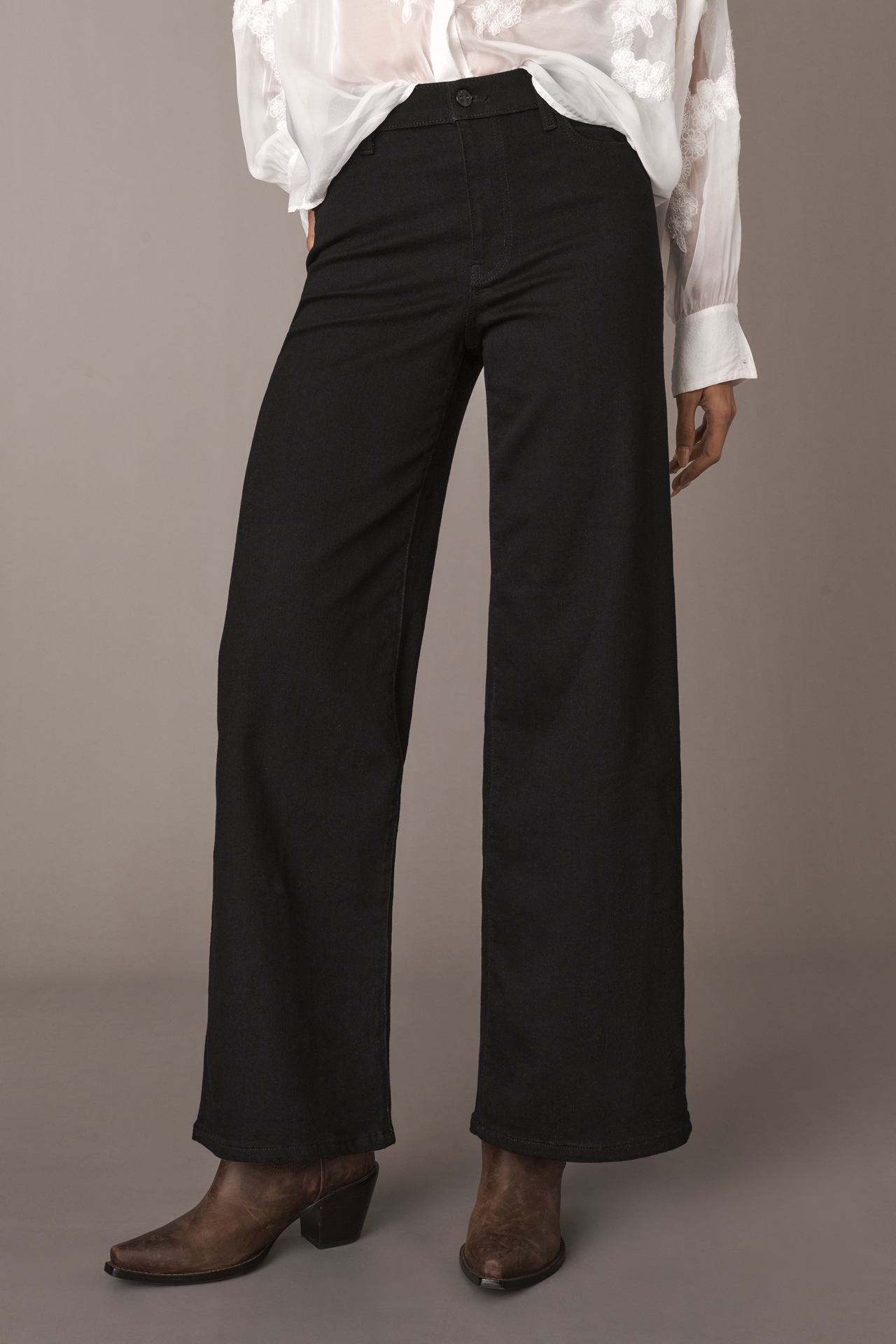 FRAME Le Slim Palazzo High-Rise Wide-Leg Jeans