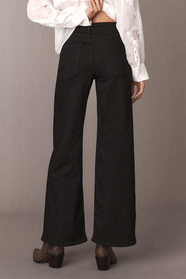 FRAME Le Slim Palazzo High-Rise Wide-Leg Jeans #2