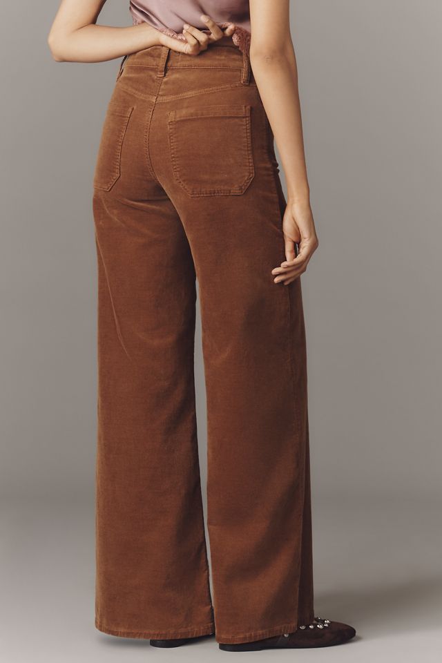 FRAME Le Slim Palazzo Modernist Pocket High-Rise Wide-Leg Jeans #3