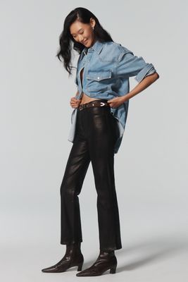 FRAME Le Sleek High-Rise Straight-Leg Jeans