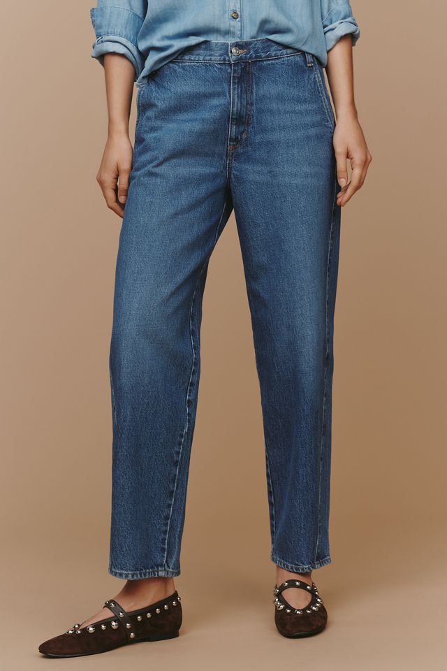 FRAME The Candle Trouser Mid-Rise Tapered Jeans #1