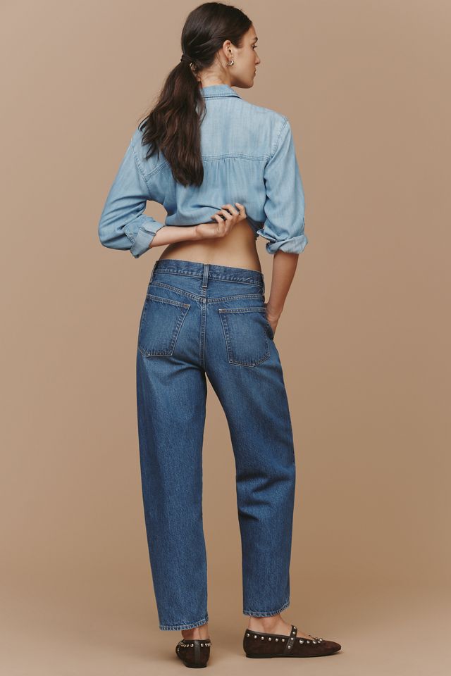FRAME The Candle Trouser Mid-Rise Tapered Jeans #3