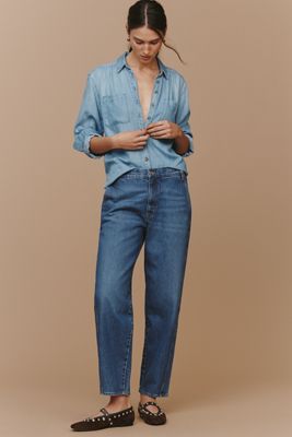 FRAME The Candle Trouser Mid-Rise Tapered Jeans