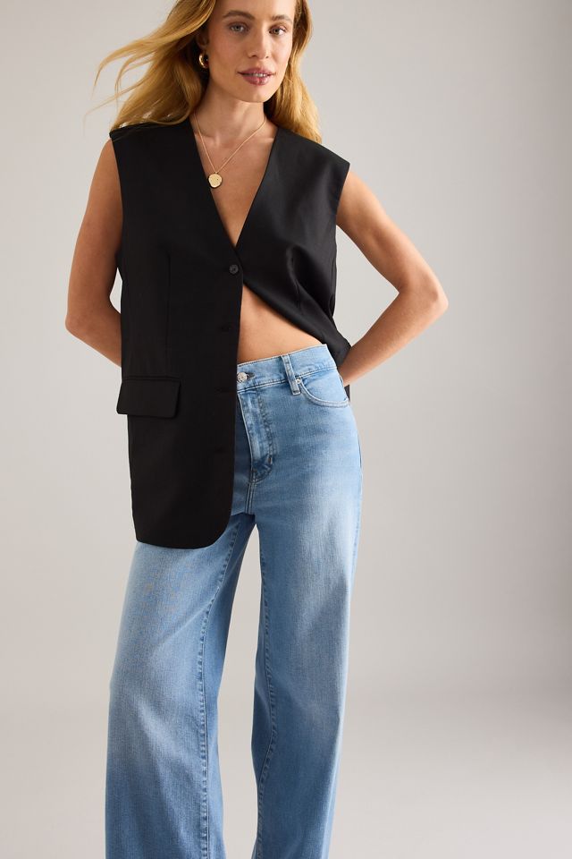 FRAME Le Slim Palazzo Wide-Leg Jeans #3