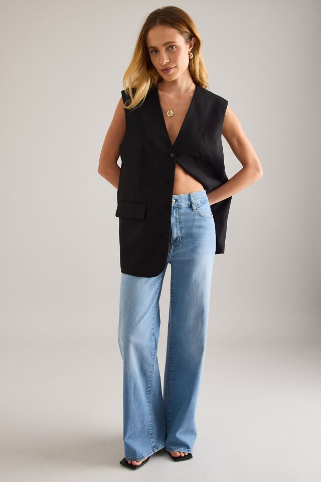FRAME Le Slim Palazzo Wide-Leg Jeans #4