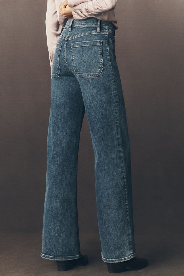 FRAME Le Slim Palazzo High-Rise Wide-Leg Jeans #2