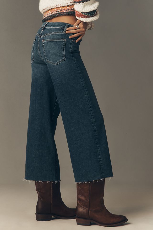 FRAME Le Slim Palazzo High-Rise Crop Wide-Leg Jeans #2