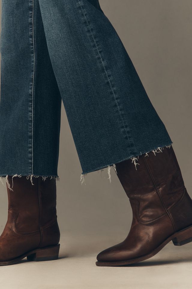 FRAME Le Slim Palazzo High-Rise Crop Wide-Leg Jeans #3