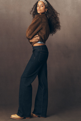 Frame The Straight Trouser High-rise Straight-leg Jeans In Blue