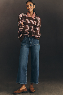 FRAME Le Slim Palazzo Petite Pixie Jeans