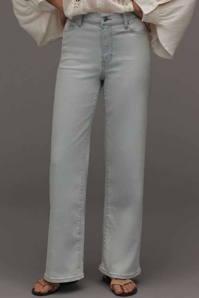 FRAME Le Slim Palazzo High-Rise Wide-Leg Jeans #1