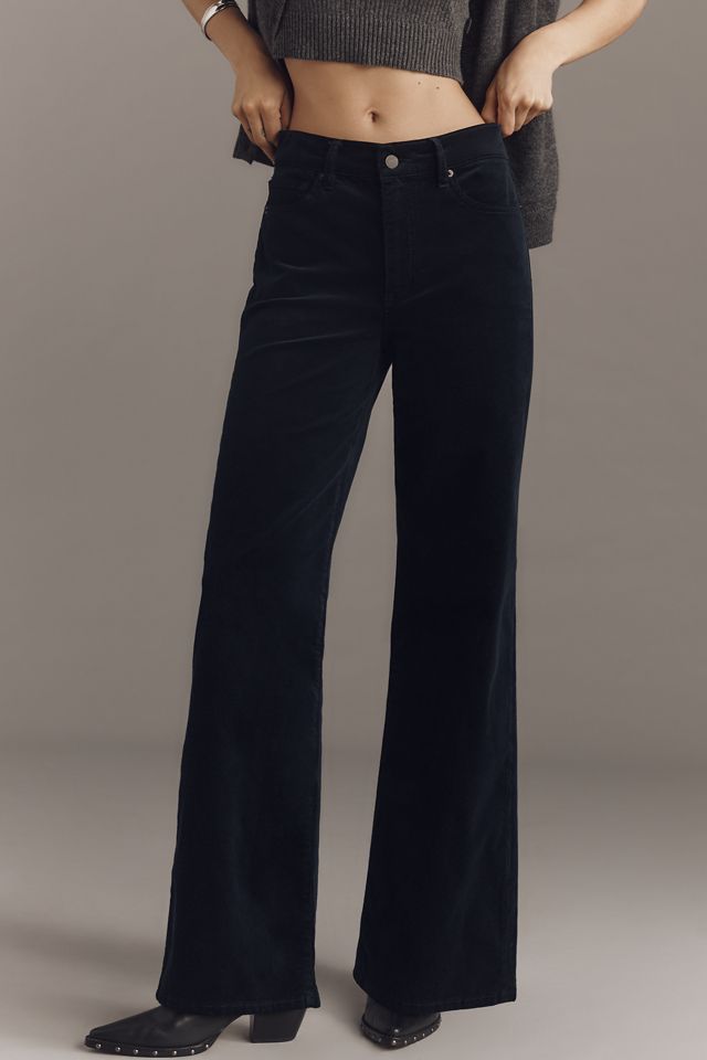 FRAME Le Slim Palazzo Corduroy High-Rise Wide-Leg Jeans #1