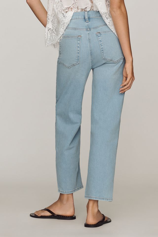 FRAME Le Pixie High-Rise Straight-Leg Jeans #3