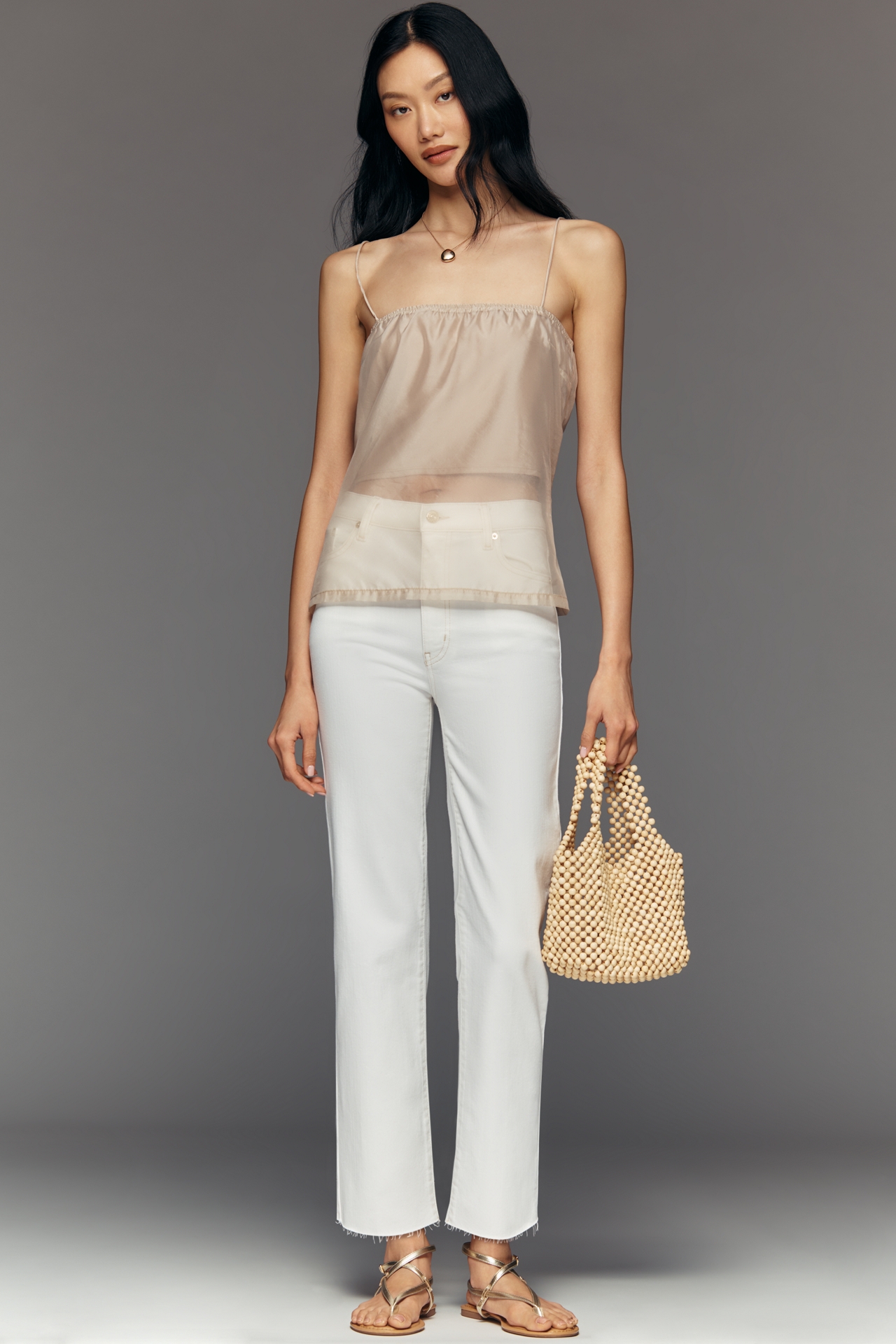 FRAME Le Sleek High-Rise Straight Leg Jeans
