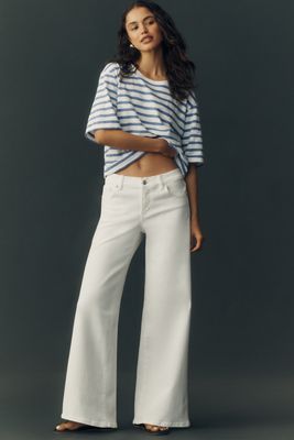 FRAME Le Slim Palazzo Low-Rise Wide-Leg Jeans