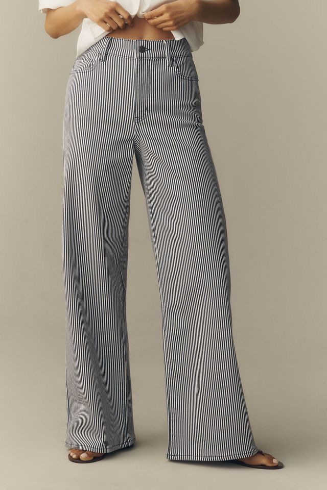 FRAME Le Slim Palazzo High-Rise Wide-Leg Jeans #1