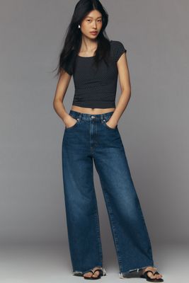 FRAME The Bow High-Rise Tapered Jeans