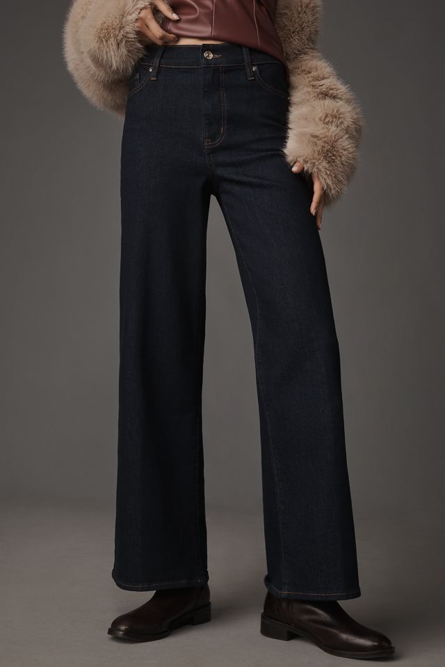 FRAME Le Slim Palazzo High-Rise Wide-Leg Jeans #1