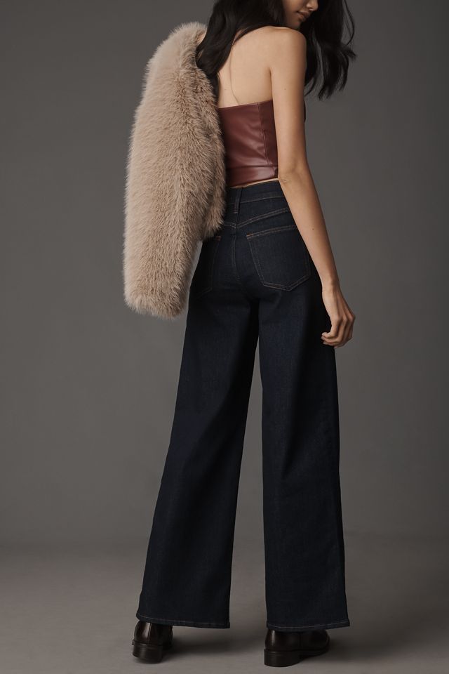 FRAME Le Slim Palazzo High-Rise Wide-Leg Jeans #2