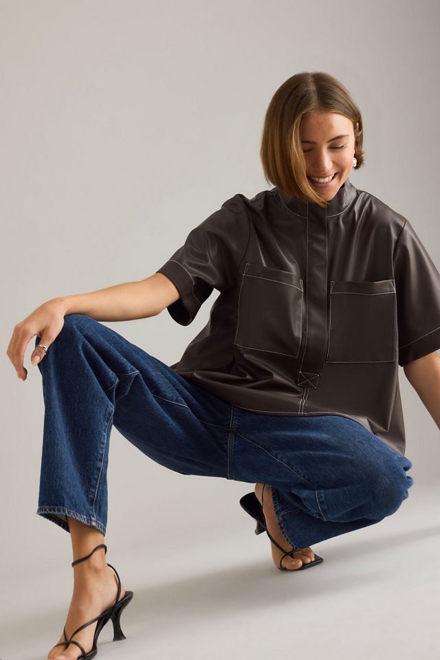 FRAME Jeans Barrel de Tiro Alto The Neat #3