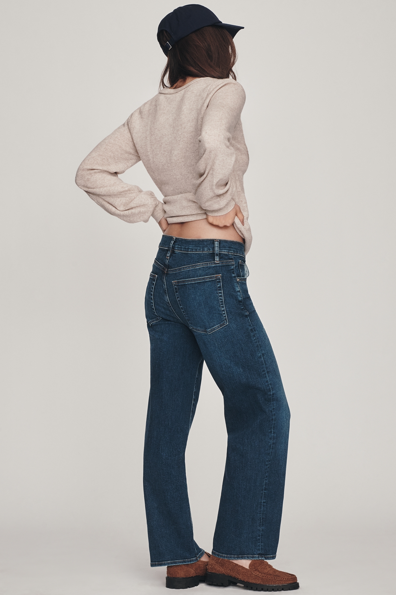 FRAME The Mellow Mid-Rise Wide-Leg Jeans