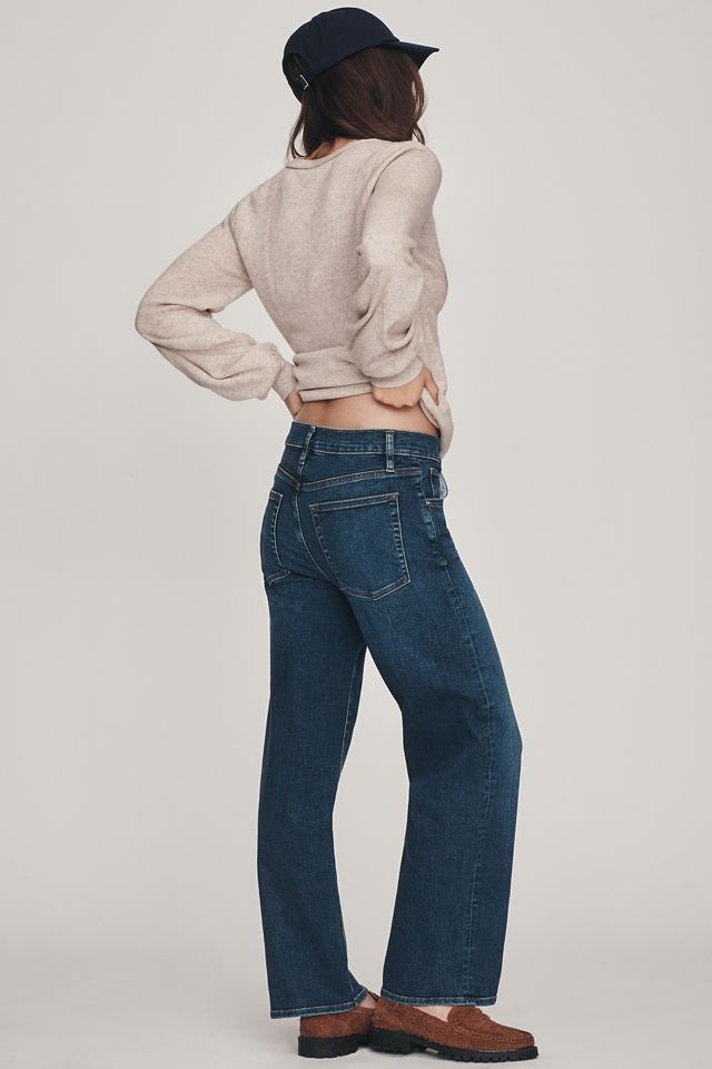 FRAME The Mellow Mid-Rise Wide-Leg Jeans #2