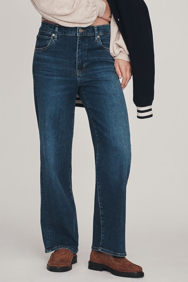 FRAME The Mellow Mid-Rise Wide-Leg Jeans #3