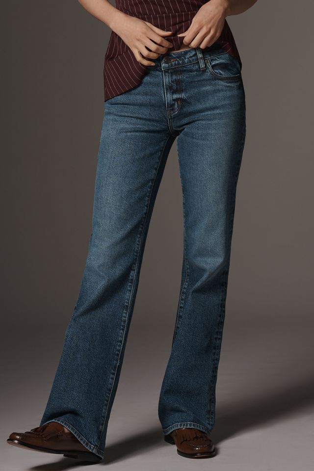 FRAME Rodeo Low-Rise Bootcut Jeans | Anthropologie