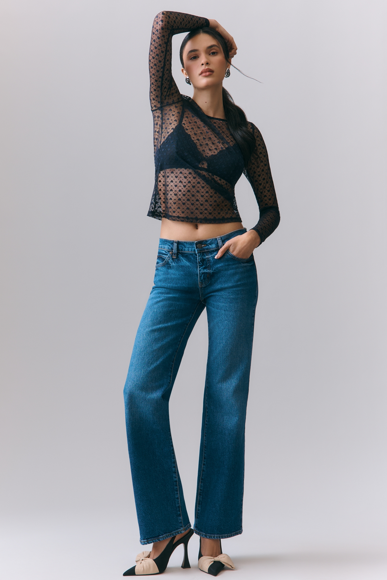 FRAME The Rodeo Low-Rise Bootleg Jeans