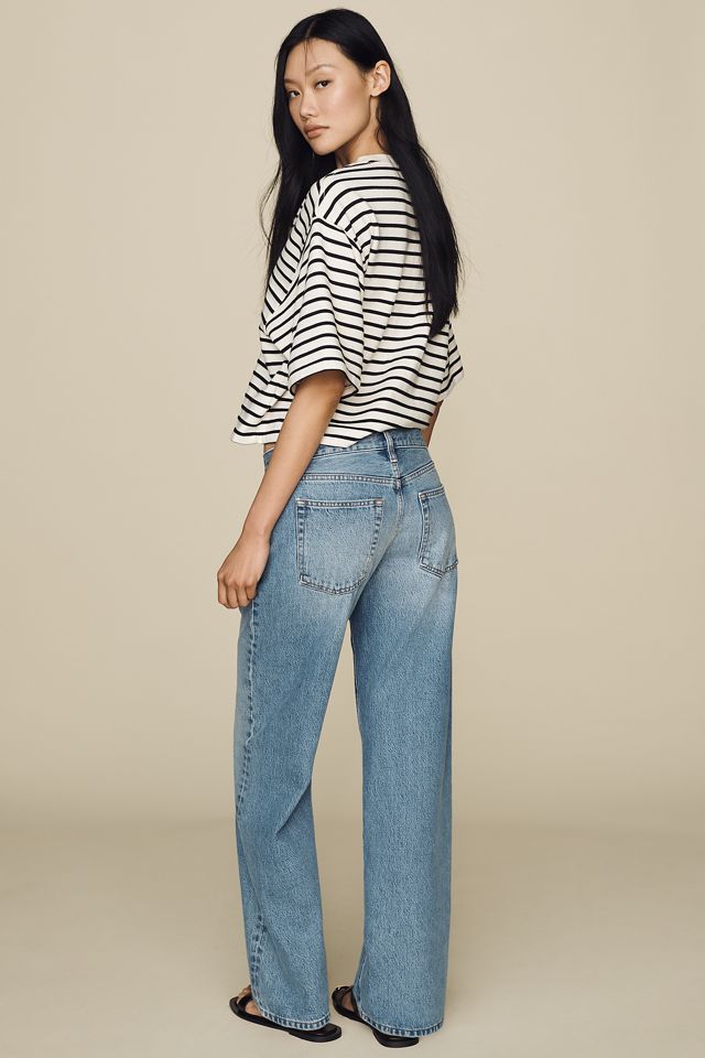 FRAME The Saturday Low-Rise Straight-Leg Jeans #3