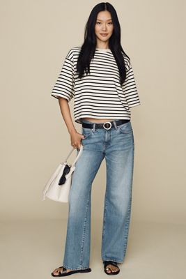 FRAME The Saturday Low-Rise Straight-Leg Jeans