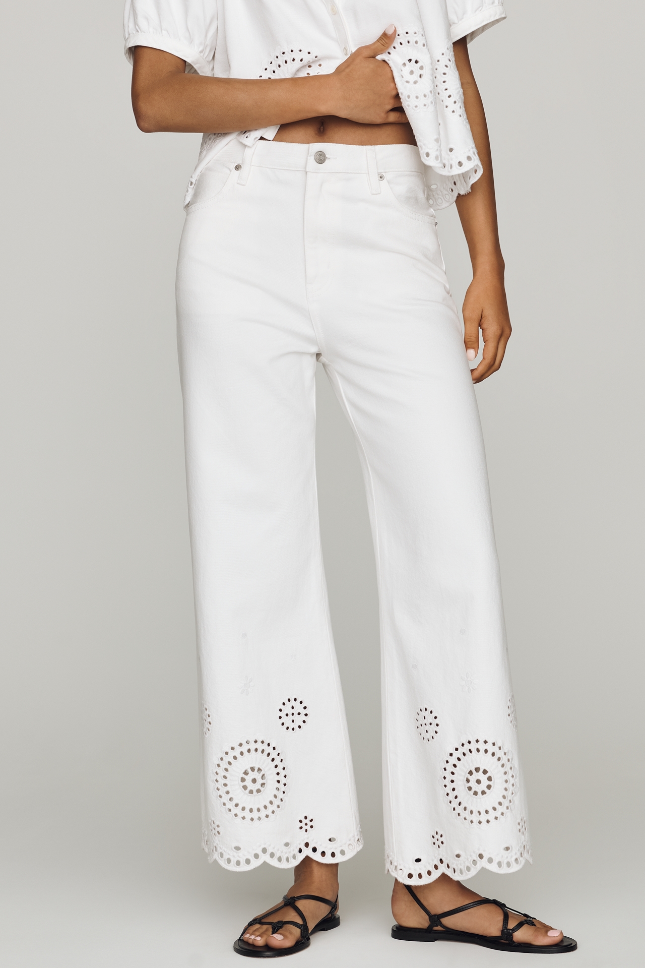 FRAME High-Rise Flared Jeans