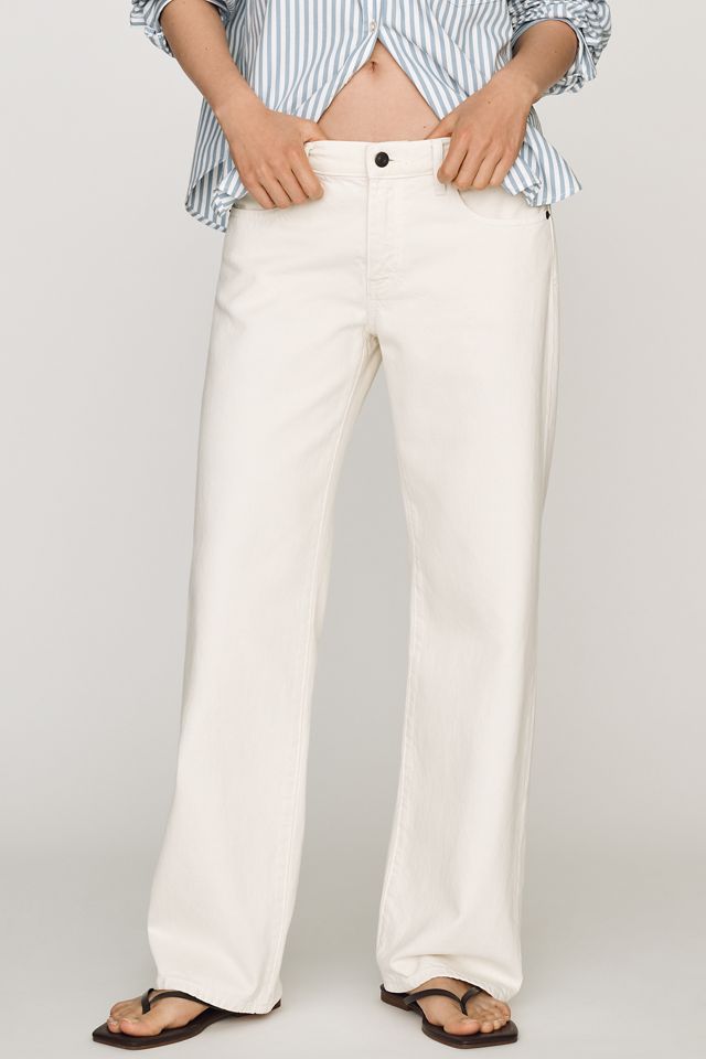 FRAME The Saturday Low-Rise Straight-Leg Jeans #1