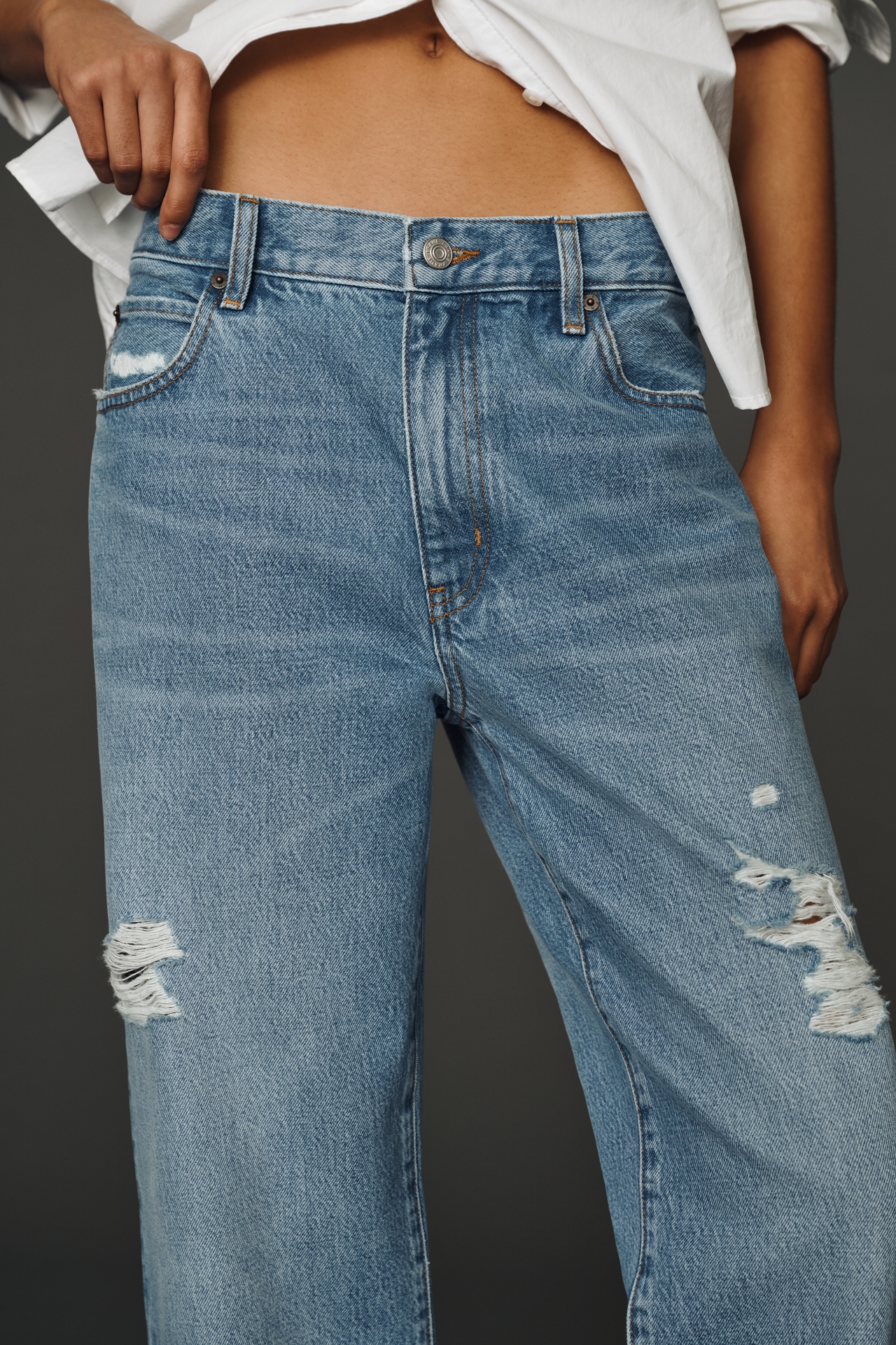 FRAME Hang Mid-Rise Relaxed Jeans