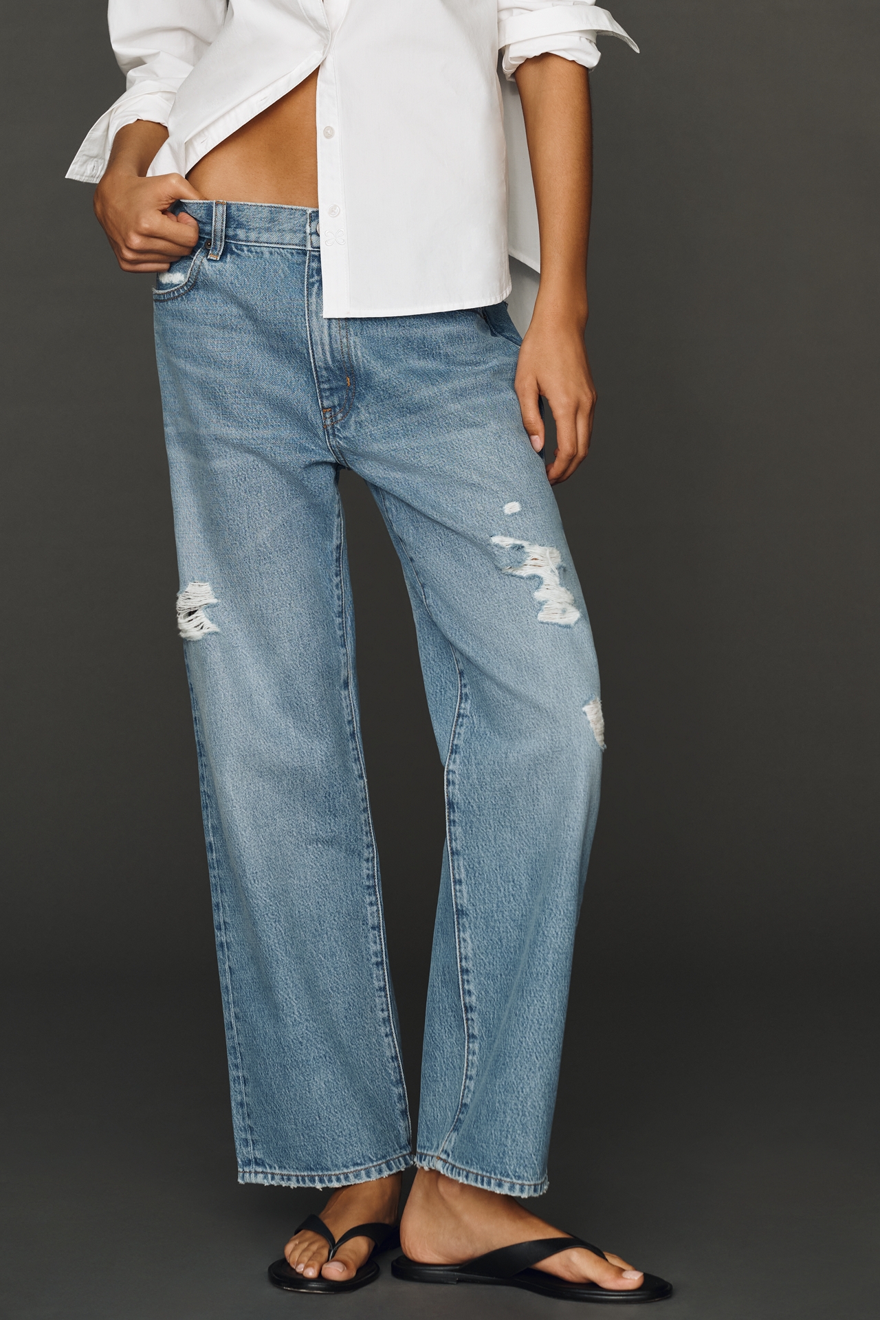 FRAME Hang Mid-Rise Relaxed Jeans