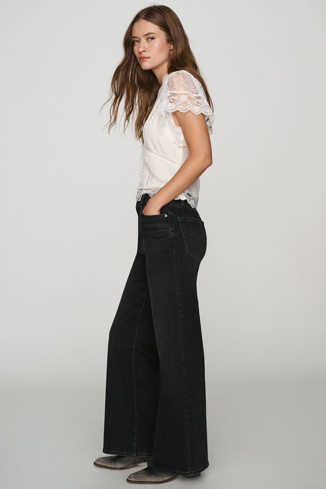 FRAME Le Slim Palazzo High-Rise Wide-Leg Jeans #2