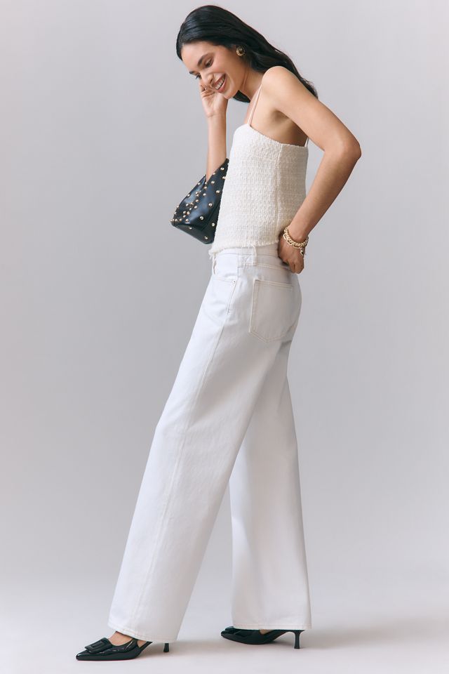FRAME The Stroll Mid-Rise Wide-Leg Jeans #2