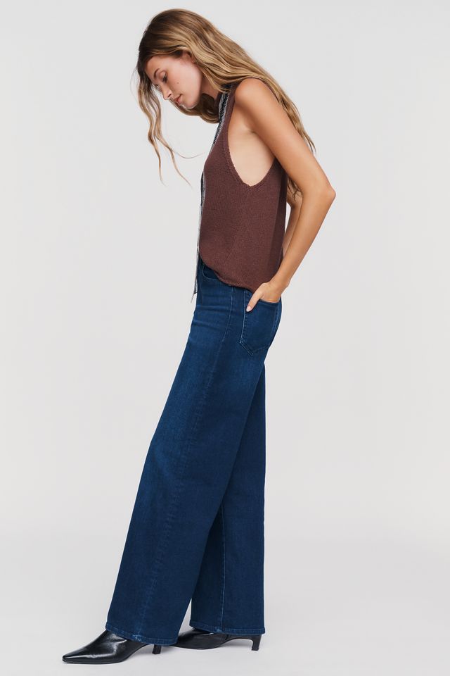FRAME Le Slim Palazzo High-Rise Wide-Leg Jeans #1