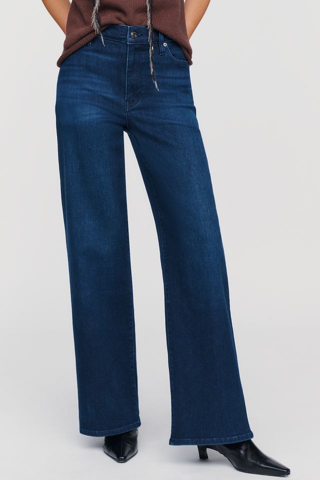 FRAME Le Slim Palazzo High-Rise Wide-Leg Jeans #2