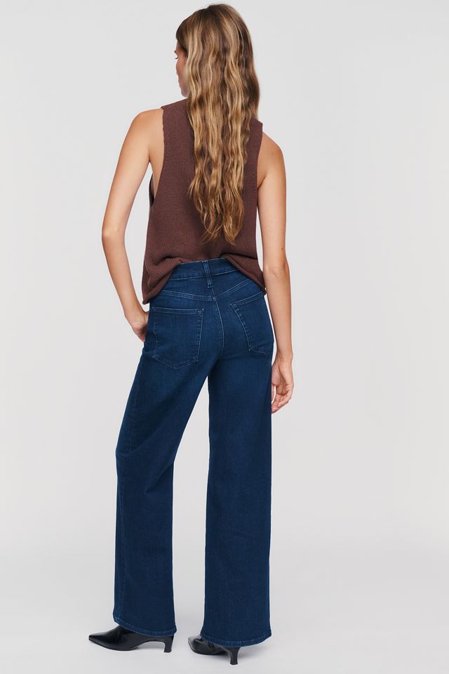 FRAME Le Slim Palazzo High-Rise Wide-Leg Jeans #3