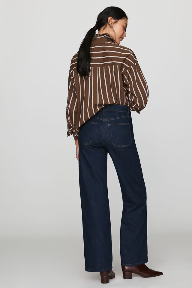 FRAME Le Slim Palazzo High-Rise Wide-Leg Jeans #3