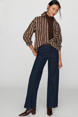 FRAME Le Slim Palazzo High Rise Wide Leg Jeans