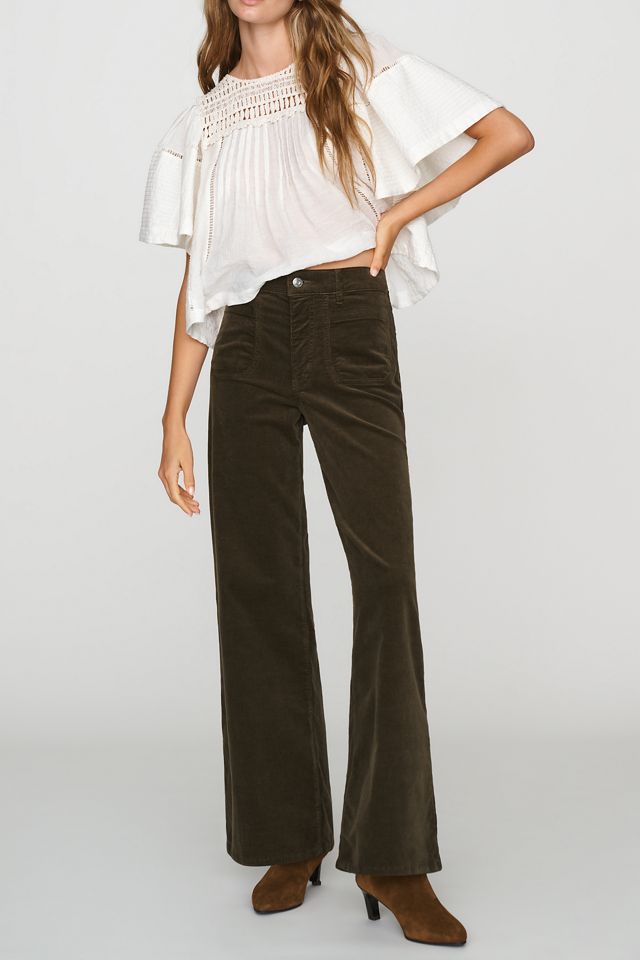 FRAME High-Rise Wide-Leg Palazzo Jeans #1