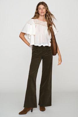 FRAME High-Rise Wide-Leg Palazzo Jeans