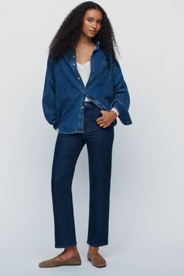 FRAME Le Sleek High Rise Straight Leg Jeans
