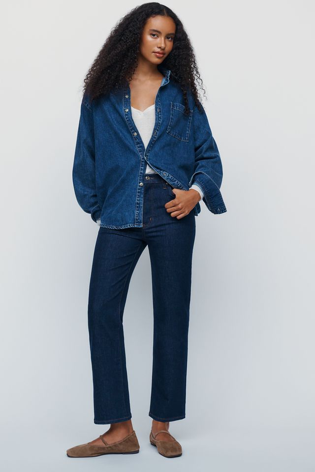 FRAME Le Sleek High Rise Straight Leg Jeans #1