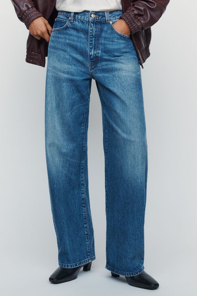 FRAME The Bow High Rise Tapered Jeans #1