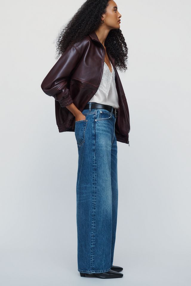 FRAME The Bow High Rise Tapered Jeans #2