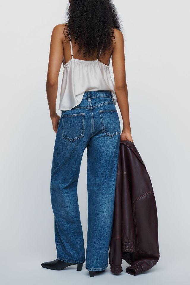 FRAME The Bow High Rise Tapered Jeans #4